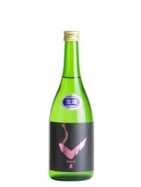 画像1: 亀齢 Check「ピンク」純米無濾過生原酒 720ml【醸造年月2025年6月】 (1)