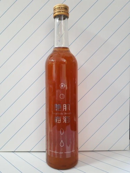 画像1: 盛川酒造 白鴻 艶肌梅酒 500mL (1)