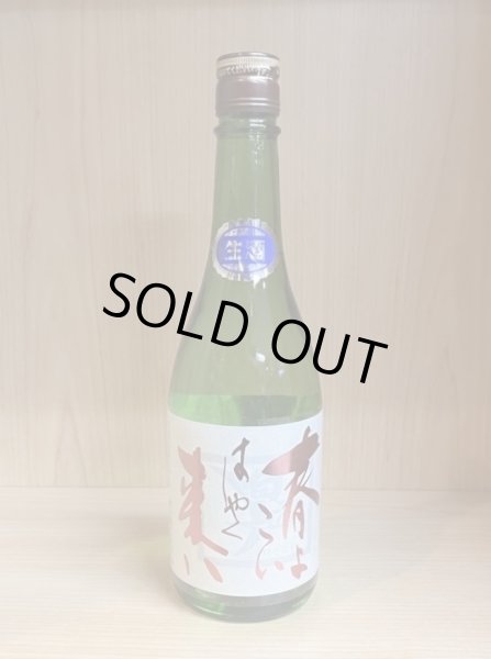 画像1: 盛川酒造　白鴻　春よこい早く来い　本醸造　720ml【醸造年月2025年12月】 (1)