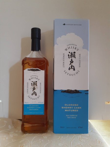 画像1: 【広島のウイスキー】シングルモルトジャパニーズウイスキー瀬戸内 オロロソシェリーカスク　47%　700ml (1)
